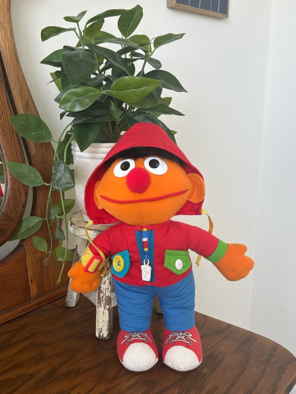 Playskool "Dress Me Up" Ernie plush doll Sesame Street